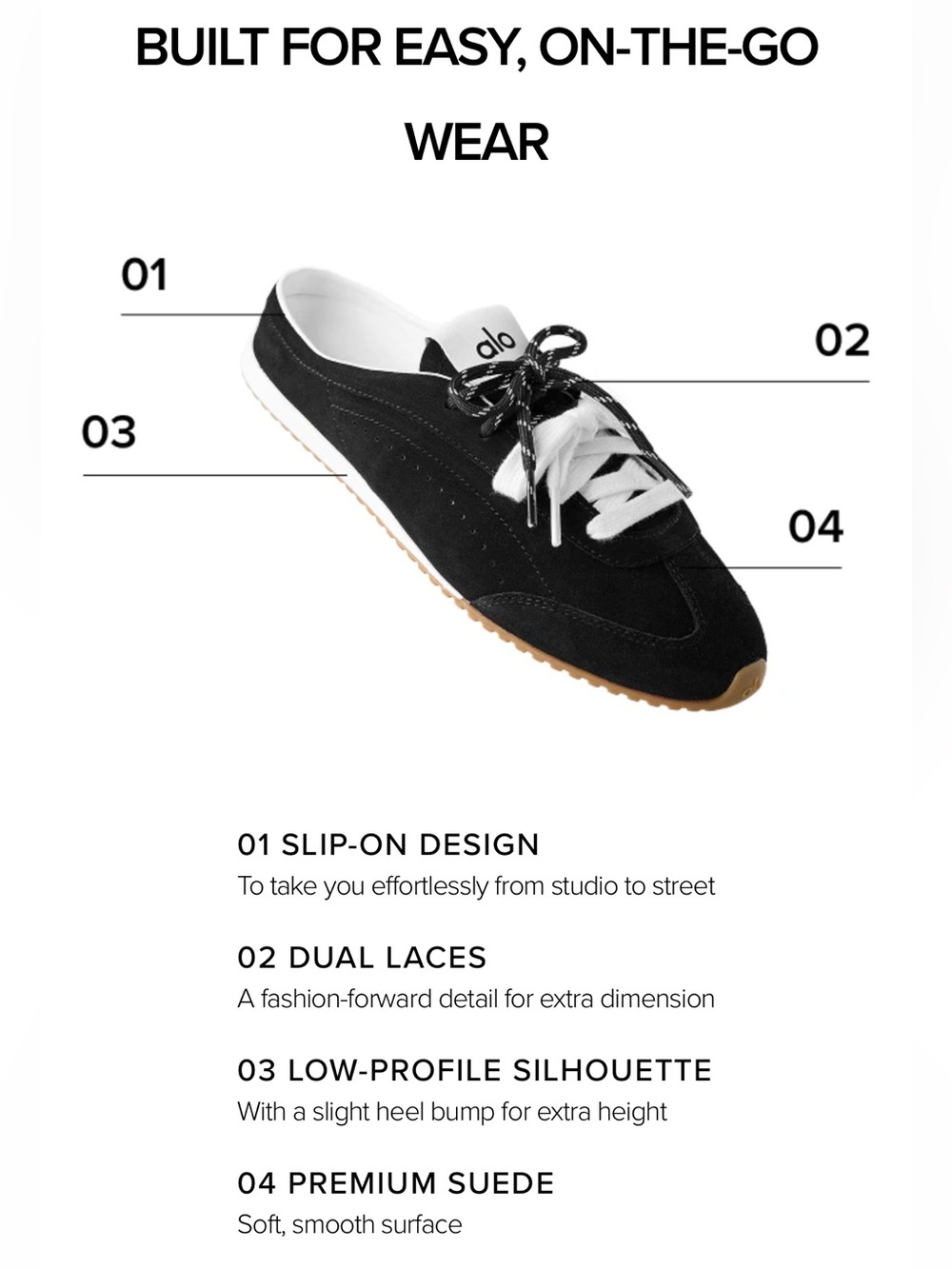 ⚡️🆕🤎ALO Yoga Sunset Sneaker Mule in Gravel size 6.5W - Picture 8 of 16